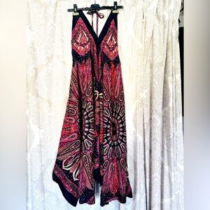 Boho hippie pattern Rayon dress